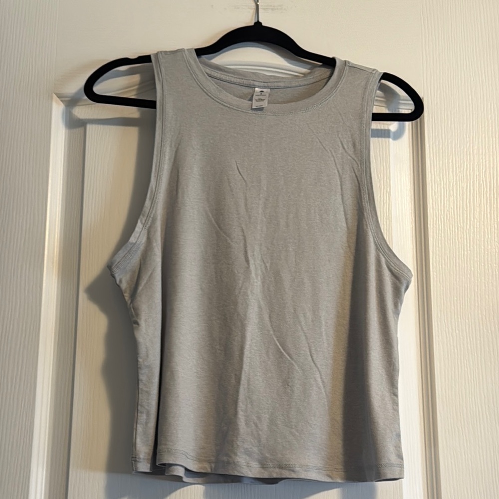 Gray Sleeveless Women's Top